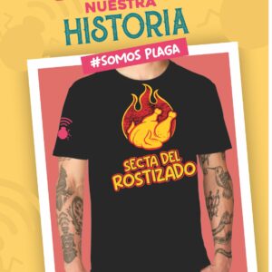 Playera secta del rostizado